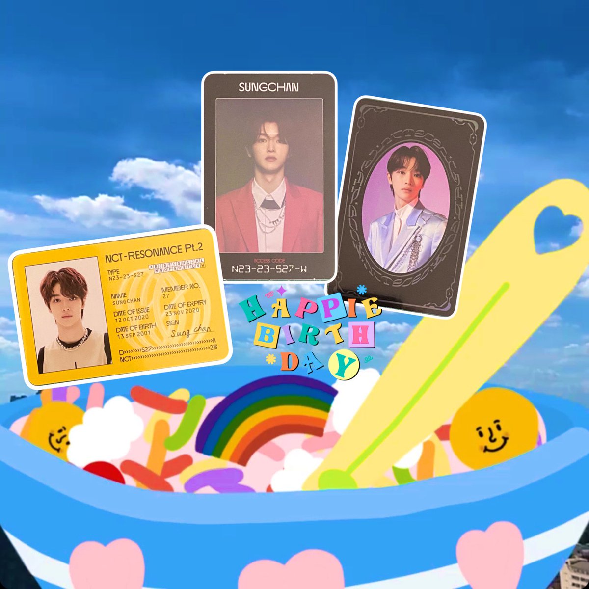 onyour__nana's tweet photo. ℎ𝑎𝑝𝑝𝑦 𝑠𝑢𝑛𝑔𝑐ℎ𝑎𝑛’𝑠 𝑑𝑎𝑦 ˗ˋ💗ˊ˗
◞🤟🏻 รีนะคะซิส แจก3ใบ3คน
ค่าเดินทาง20บาท
ลูกค้าการ์ด+เมนซองชาน ส่งฟรี!!
สุ่มวันที่09/14 เที่ยงคืนpst
#happysungchanday #ตลาดนัดnct https://t.co/APsa2Ahs36