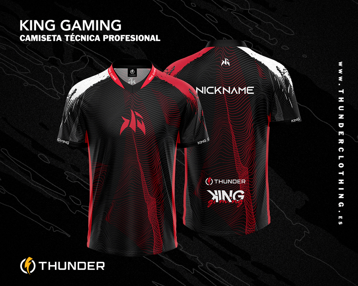 ¡PRESENTAMOS LAS CAMISETAS OFICIALES DE KING GAMING Y PARA CELEBRARLO HEMOS PREPARADO UN #SORTEO! 🎁

📍Requisitos:

♦️ Seguirnos <a href="/KGKingGaming/">King Gaming</a>.
♦️Seguir a <a href="/Thunder_Clothes/">Thunder Clothing</a>.
♦️RT y mencionar 2 amigos.

¡Finaliza el 26/09! 🍀

#WeAreTheKings👑
#FeelTheRealKing👑