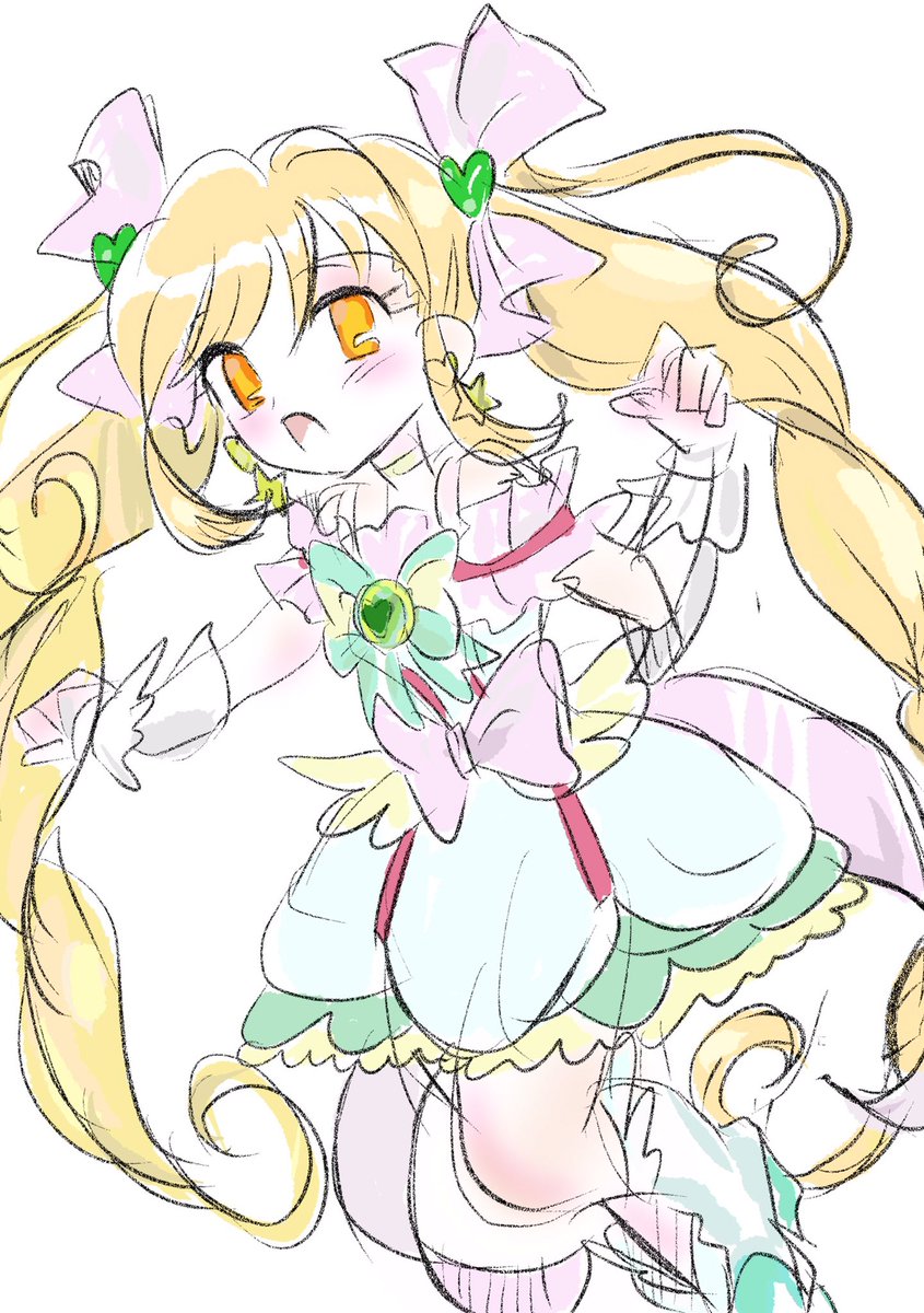 キュアエコー #坂上あゆみ #らくがき #precure #ｲﾗｽﾄ #プリキュア