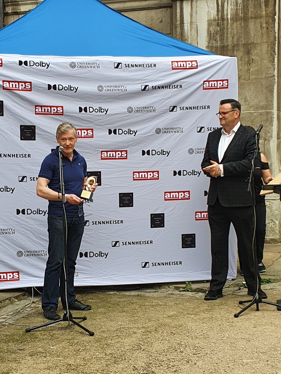 AMPS_UK's tweet image. The AMPS Award 2021 for Excellence in sound for a Factual Film goes to… RONNIE'S. Congratulations to Andrew Hewitson, George Foulgham, Alastair Sirkett AMPS, and Claire Ellis!

#filmsound
#AMPSawards2021
Thanks to our Sponsors @Dolby @TwickStudios @Sennheiser_UK