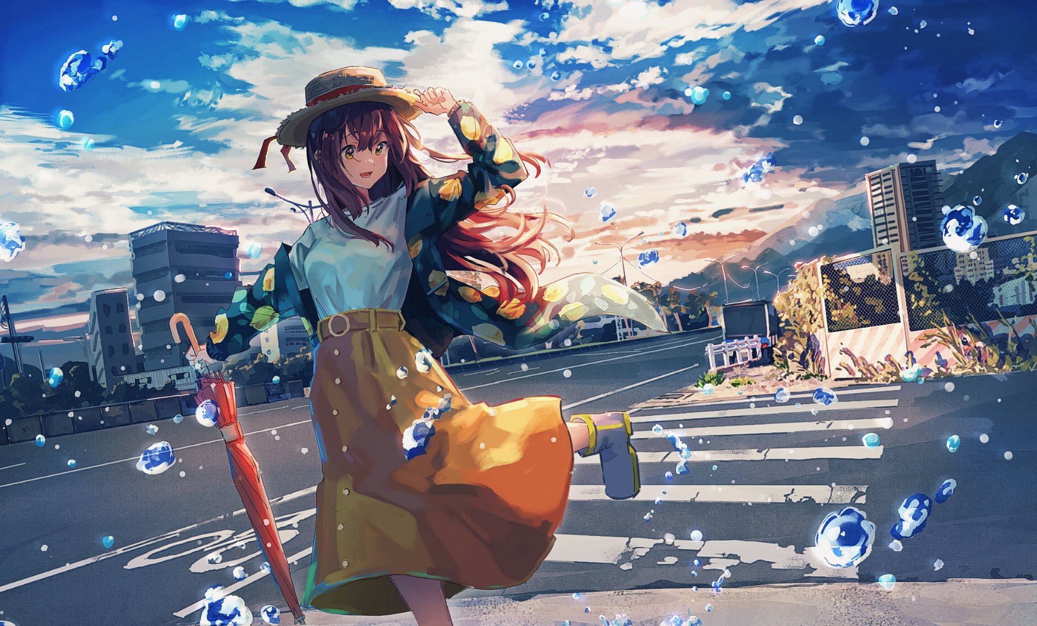 ハジッコネコ 雨上がりのタップダンス Pixiv高校生イラコン21 T Co Lbwghxfxdf Twitter