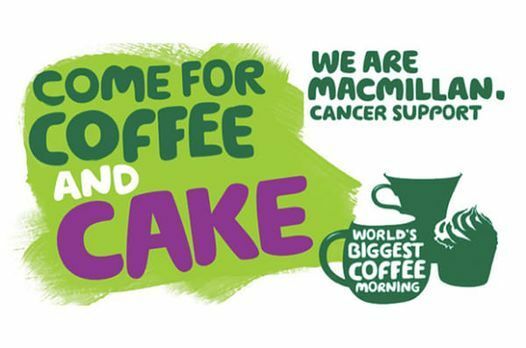 Macmillan Coffee and Cake - Friday 24th September
