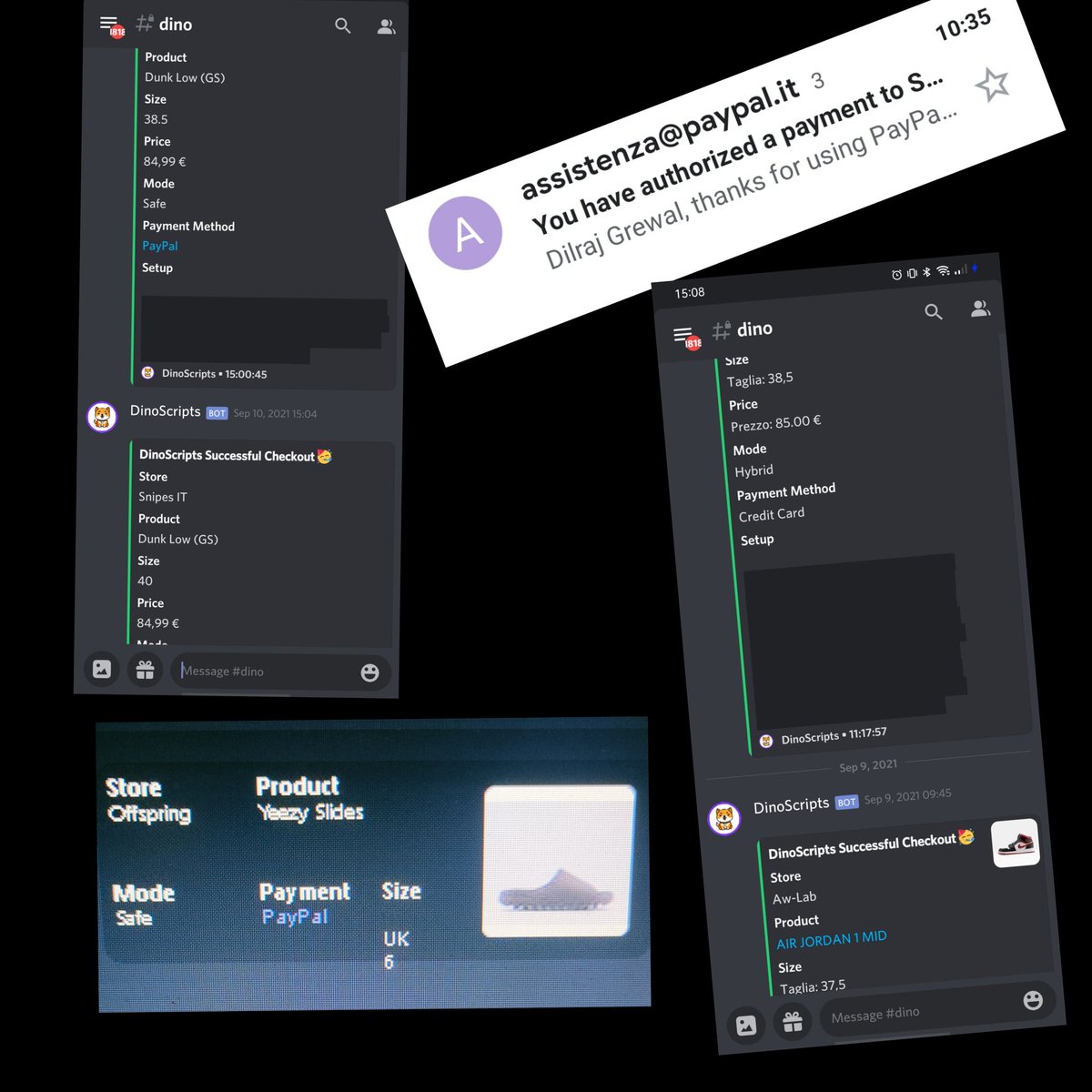 Dilraj023's tweet photo. @dinoaio @NotifySolutions               sbx-snipes-aw lab-offspring ✅ https://t.co/lAHfBevX8O
