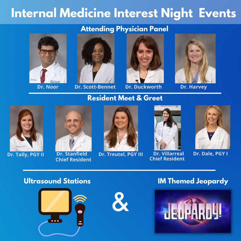 ClubMedUmmc's tweet photo. We are ONE day away from Internal Medicine Interest Night! Events start at 5:30p in LH122. We hope to see you there! Signup link: https://t.co/7JNk8GXkXl https://t.co/PaXA6fcJXZ