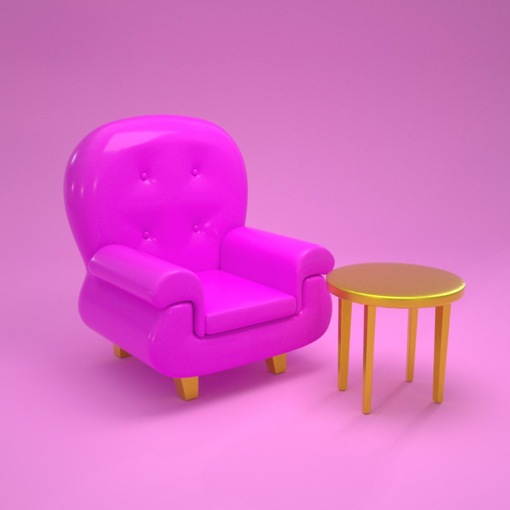 _kosu_'s tweet photo. Chair modeling https://t.co/vQSyeWhnar