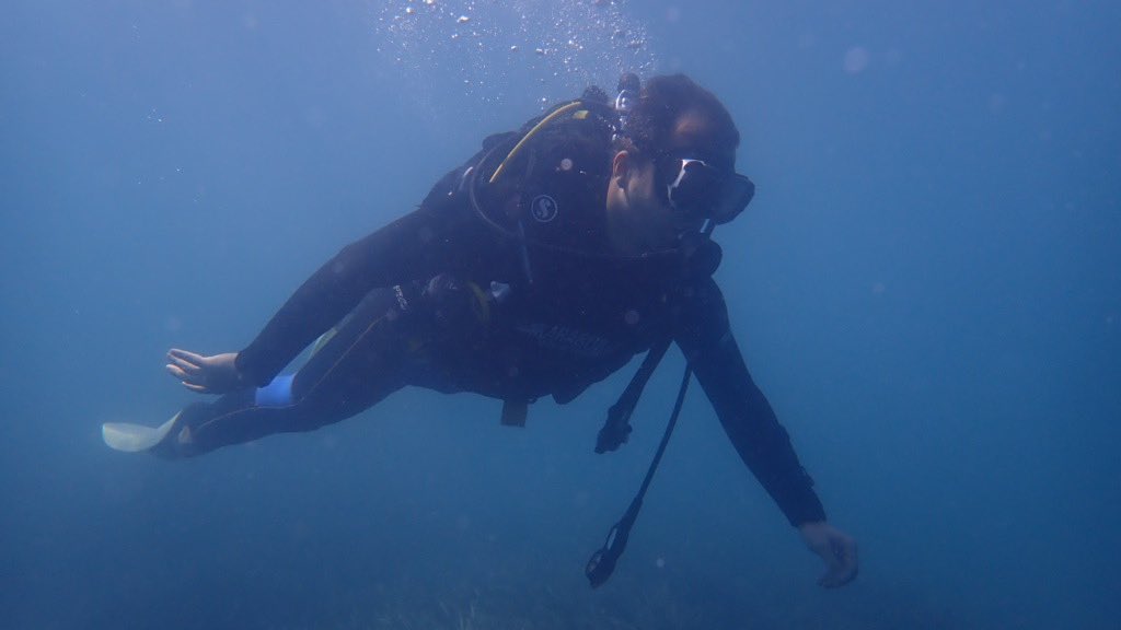 Bugünde izmirin güzel şehirlerinden birinde dalış yaptık 🥰