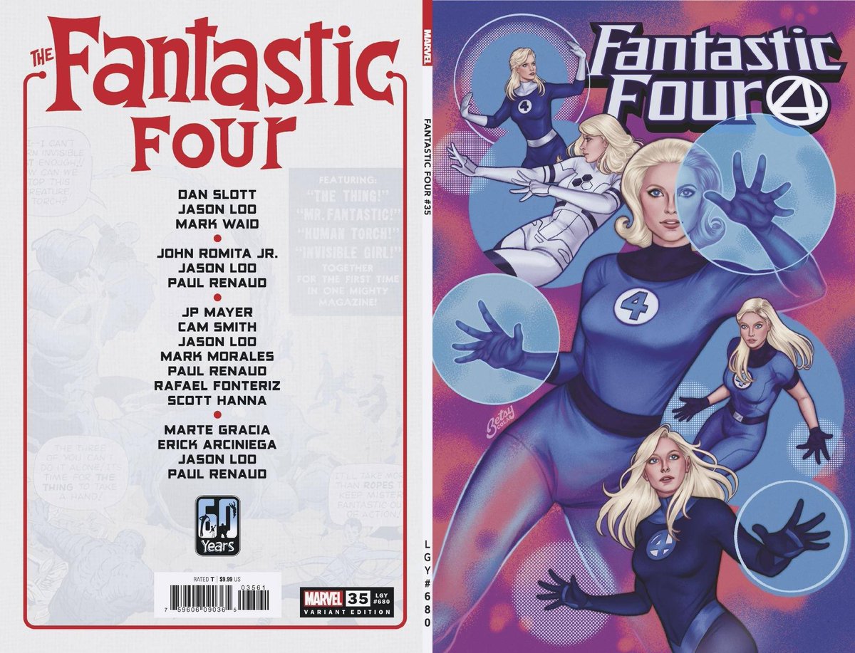 dano_cosmic's tweet photo. New ✨#MarvelCosmic✨ #comics this week for #NCBD (9/15/21)
✨
#FantasticFour #35 
✨
W-@DanSlott/#JasonLoo/@MarkWaid,A-#JohnRomitaJr/#JasonLoo/#PaulRenaud,I-@JPMayer_,see more credits below
✨
A-#MarkBrooks
B-#BetsyCola
C-#JohnRomitaJr
D-#Netease
✨
#Marvel #MarvelComics https://t.co/K2llnLu17I