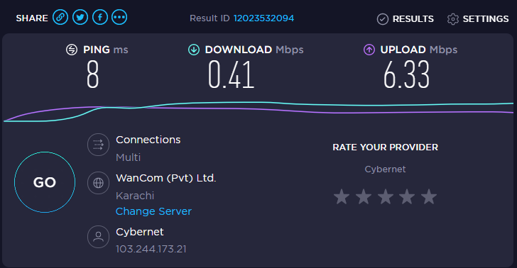 0xm1's tweet photo. @StormFiber  @StormFiberCare 
Stormfiber has lost its charm now, it has become one of the shitiest internet. My local net is way better than this. https://t.co/8cTg54mEaU