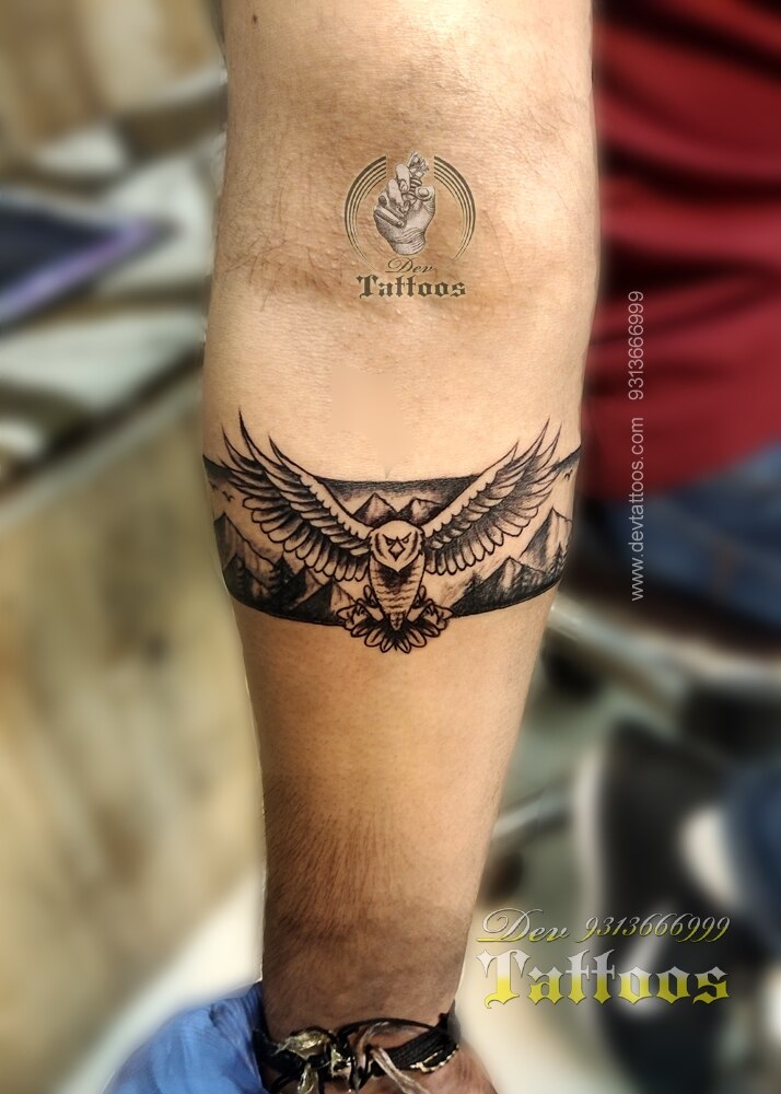 Aggregate more than 74 eagle hand band tattoo best  thtantai2