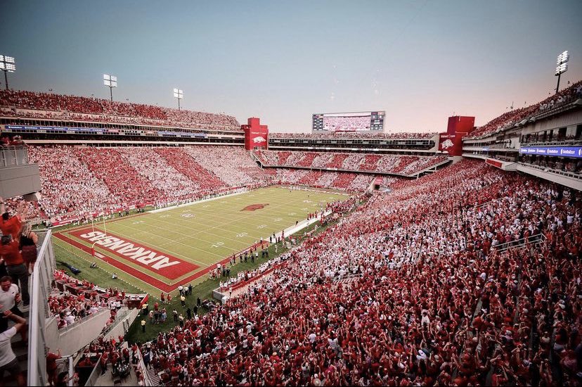 I can’t get over these pictures. Hog fans showed up and showed out in one of the most beautiful places on earth. #WPS