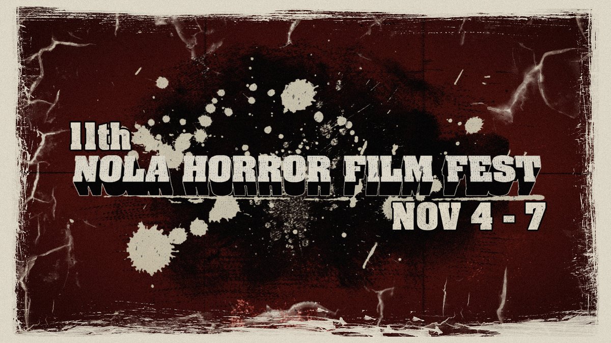 The 11th annual NOLA Horror Film Fest will be happening LIVE (fingers crossed) November 4th thru 7th at the Prytania Theaters (Uptown &amp; Canal Place).