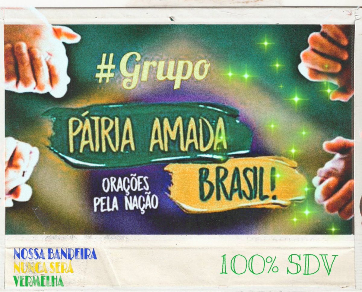 GilmarO67799260's tweet photo. GRUPO Pátria Amada 🇧🇷💯%SDV‼️
@GildoBrasil 
@drikkaabelhinha
@abelhinha2020
@ACSR2563
@Adrianslima_adv
@AnaAlerquina4
@anaBrazil2019
@AnaGama76193866
@AnaPaulaBolgar
@andreiapatriot1
@arantes_wilmar
@AthenasCeolim
@bete_manzano
@CARLAODAFIEL
@Ciro18488015
@danilodavid77 https://t.co/ySqrkZPwFi