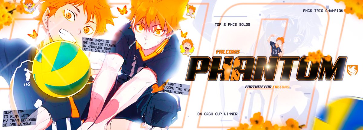 Lawwfx's tweet photo. ''HINATA SHOYO🧡''
twitter header for @PhantomFNN 
all supports are appreciated❤️♻️ (tag him) https://t.co/Ic5E8ls1zh
