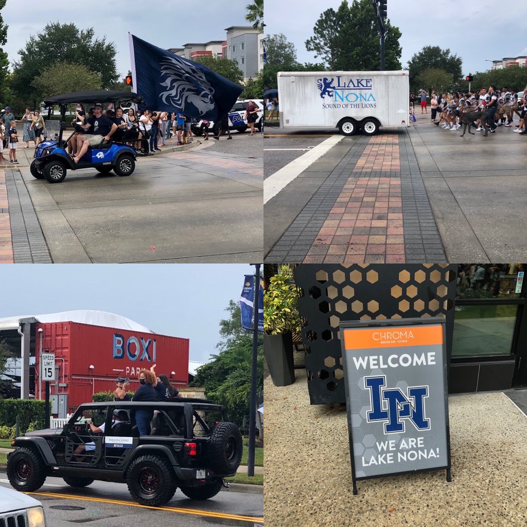 lakenonahigh's tweet photo. Lake Nona High School Homecoming Parade! #wearelakenona #ocpsnews #welcomehome #boxipark https://t.co/n0Q4FZK29n