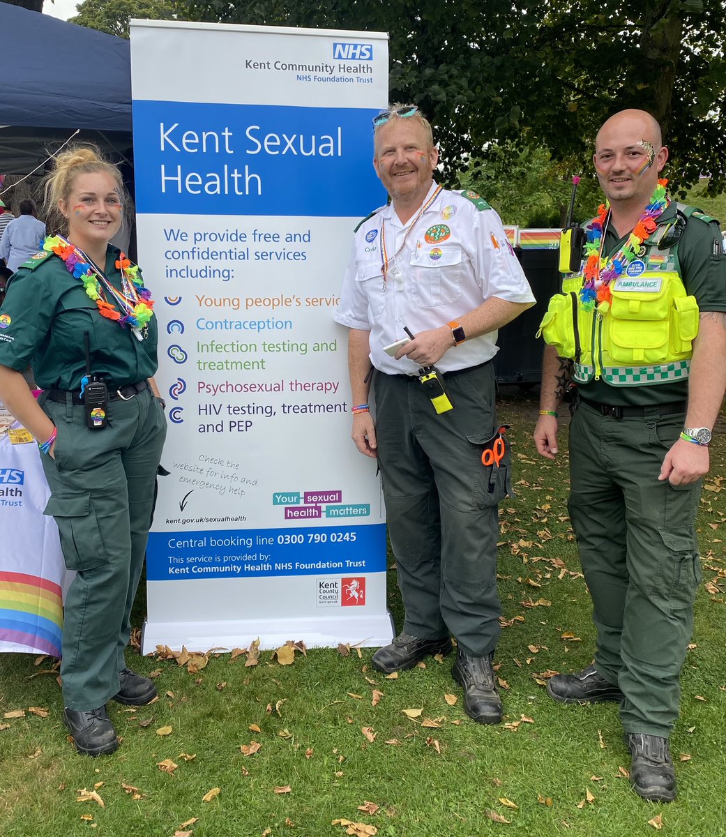 Pride Canterbury 2021 🏳️‍🌈 A lovely day to be at and a lovely day with colleagues, the public and partners #PrideCanterbury #PrideInLondon #Pride2021 #Pride #SexualHealth #KentTogether