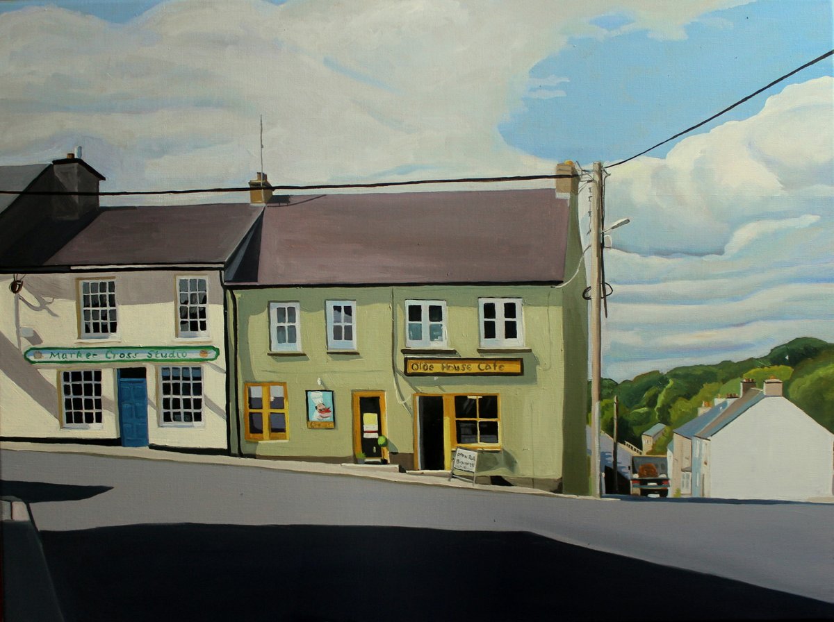 "Open For Business, Ramelton" is now finished and available to buy"!
"The sign, in the foreground to the beautiful old Green building, in the lovely town of #Ramelton, #Donegal, #Ireland, says "Open For Business"!"