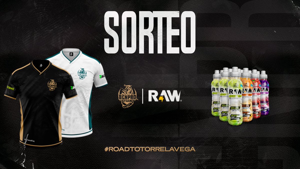 SORTEO #RoadToTorrelavega

👕 1 camiseta <a href="/BCNProTeam/">BCN Pro Team</a> 
🍀 1 pack de botellas <a href="/rawsuperdrink/">RAW Superdrink💧</a>

📌 REQUISITOS
✅ Seguir <a href="/rawsuperdrink/">RAW Superdrink💧</a> 
✅ Seguir <a href="/BCNProTeam/">BCN Pro Team</a> 
🔄 Like + RT
👥 Etiquetar dos personas

📆 Válido hasta 19/09/21
🌍 Solo envíos nacionales

#Sorteo #Draw #RAW #BCN