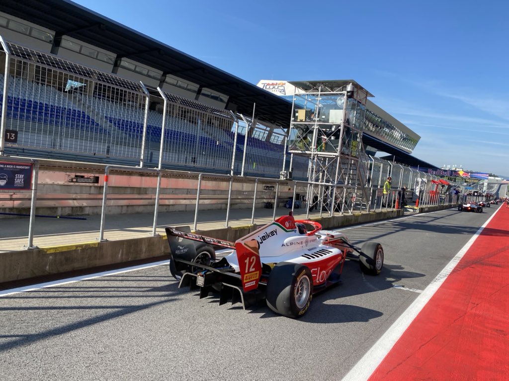 PREMA_Team's tweet photo. Ready to go for race 2 of #FormulaRegional!!
#FRECA #race2 #RedBulRing https://t.co/R9vTHJMPOg