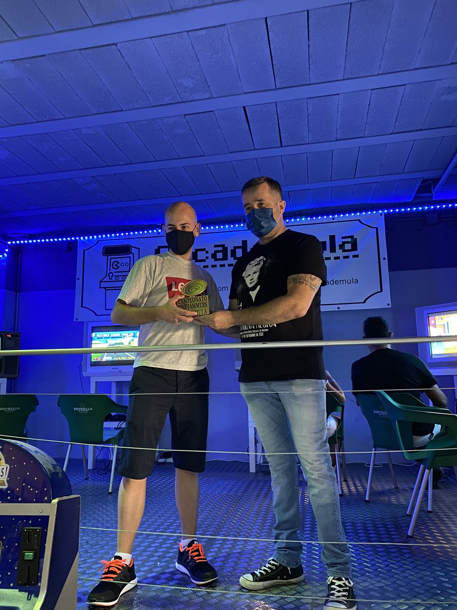 ArcadeMula's tweet photo. Muchas gracias a todos los participantes de nuestro Torneo de Windjammers. ¡Enhorabuena, Jesús Vergara! https://t.co/LvuNLDMzDx