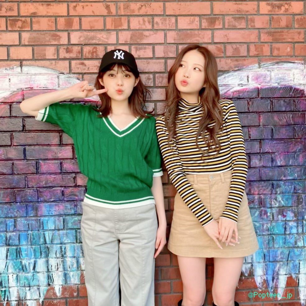 Popteen ポップティーン S Tweet 秋流行るファッションキーワード対決 企画のオフショット あやみん れあぱぴがモデル スタイリスト発の注目通販ブランド服を着こなしてるよ Popteen 通販ブランド 秋コーデ Trendsmap