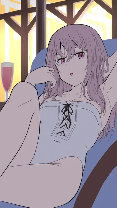 ゆみさん 水着 色付け 