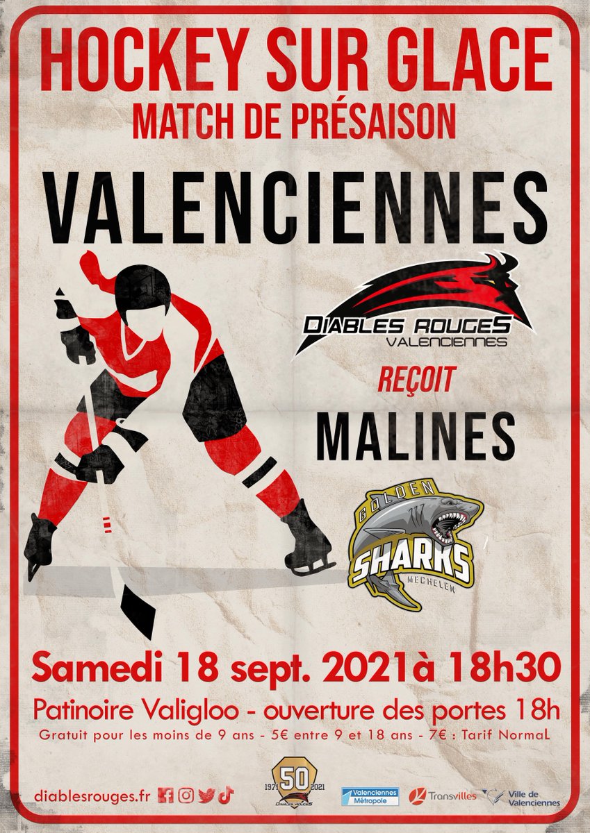 Les Diables Rouges de Valenciennes - VHHC tweet media