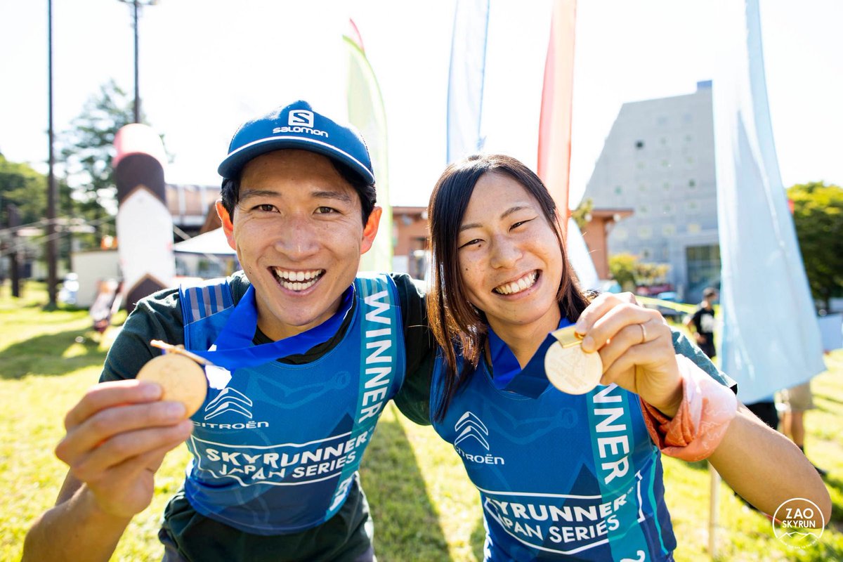 orienteergundan's tweet photo. 【ZAO SKYRUN】
9/11-12、蔵王スカイランに軍団員が参加！2日間、蔵王の絶景✨と温泉♨️を全力で楽しみました。

女子スカイレース🏃‍♀️では稲毛選手が見事に初戴冠！軍団に初めてのウィナービブ🏆をもたらしてくれました！

素晴らしいレース、ありがとうございました！！

📷…大会official https://t.co/m7ZeIOCMhZ
