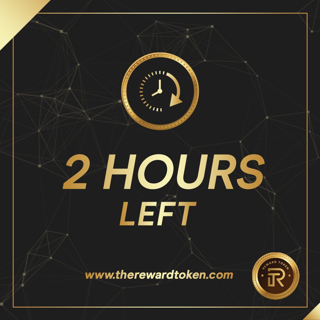 🥇 The Reward Token #RWT will go live on PancakeSwap in less than 2 HOURS!

⏳ September 12th @ 1pm UTC

🚀 WHO’S READY TO MAKE HISTORY? 

📌 therewardtoken.com