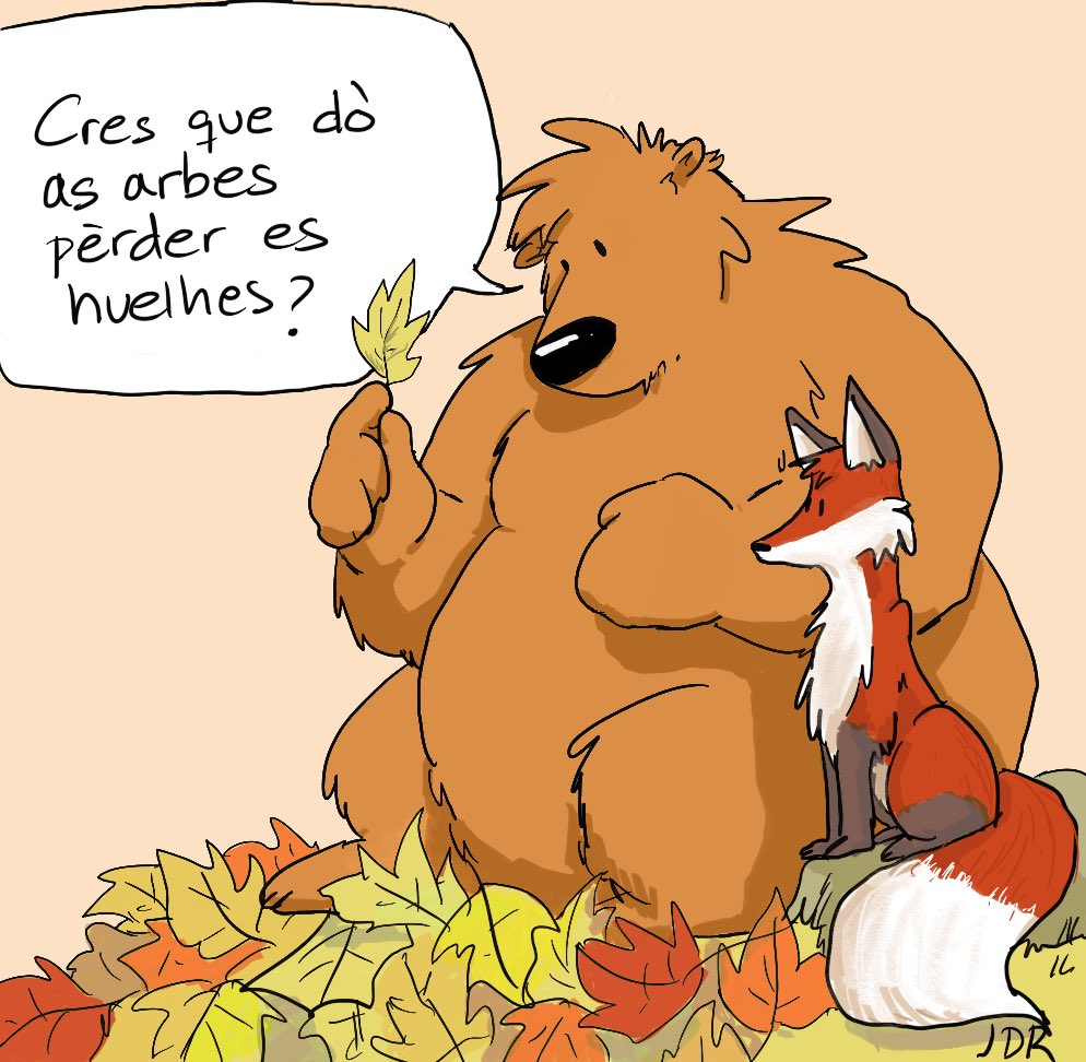 Cres que dò as arbes pèrder es huelhes?

#occitan #gascon #aranes #perder #tardoada