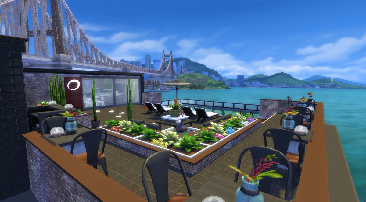 Jaybee772's tweet photo. New build on the galley The Old Salt Spa, inspired by inner-city spas with an industrial esthetic. you can download this build and many others under the ID:jay7777531 #sims4 #sims #ShowUsYourBuilds #spadayrefresh @TheSims @Sims_ANZ @SimsCreatorsCom @TheSimmersSquad https://t.co/Rdc7KLMcR9