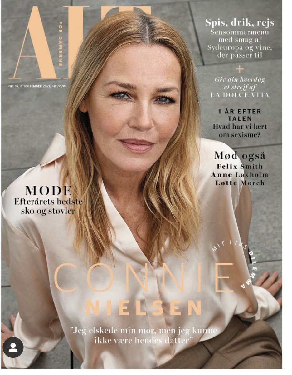 Connie Nielsen on Twitter: "Cover Alt For Damerne in preparation for the  premiere tonight on @Viaplay_SE and ViaPlay Danmark of #CloseToMe series  https://t.co/MwoknRfJFs" / Twitter