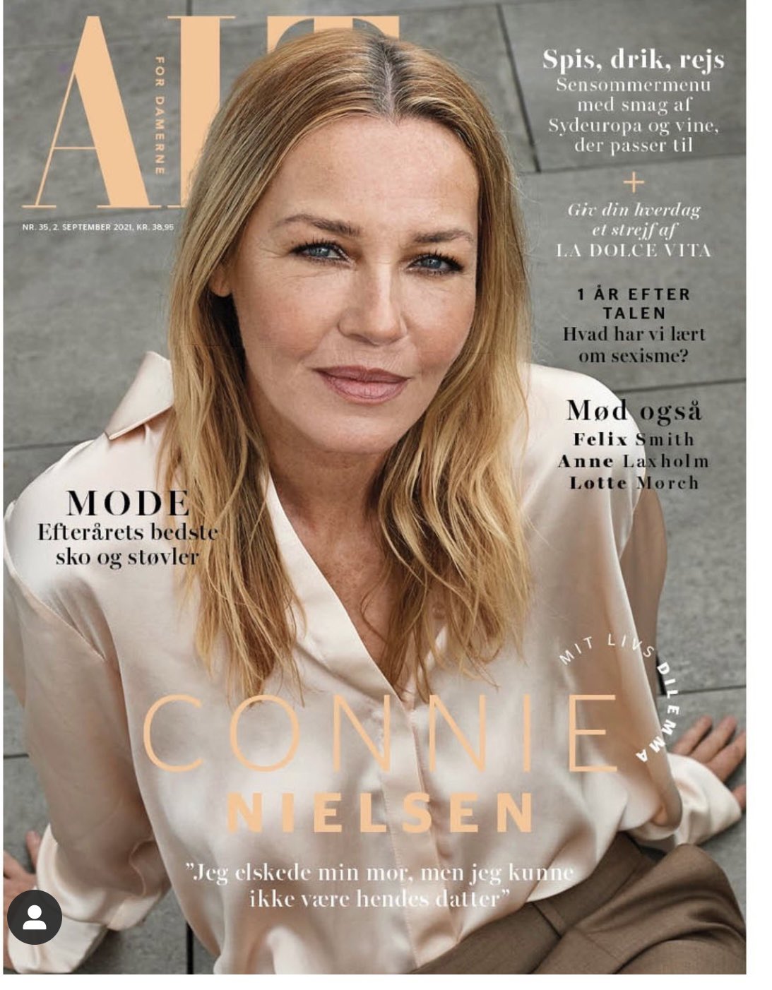 Connie Nielsen on Twitter "Cover Alt For Damerne in preparation for