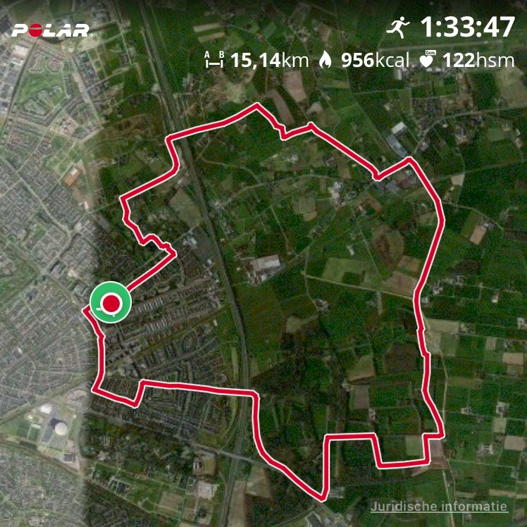 #PolarM430 vandaag de energie er weer ingelopen💪duurloopje zone 1. Helaas geen ⁦<a href="/CPCLoopDenHaag/">NN CPC Loop Den Haag</a>⁩ over 2 weken! Even zoeken naar nieuw doel🏃‍♂️