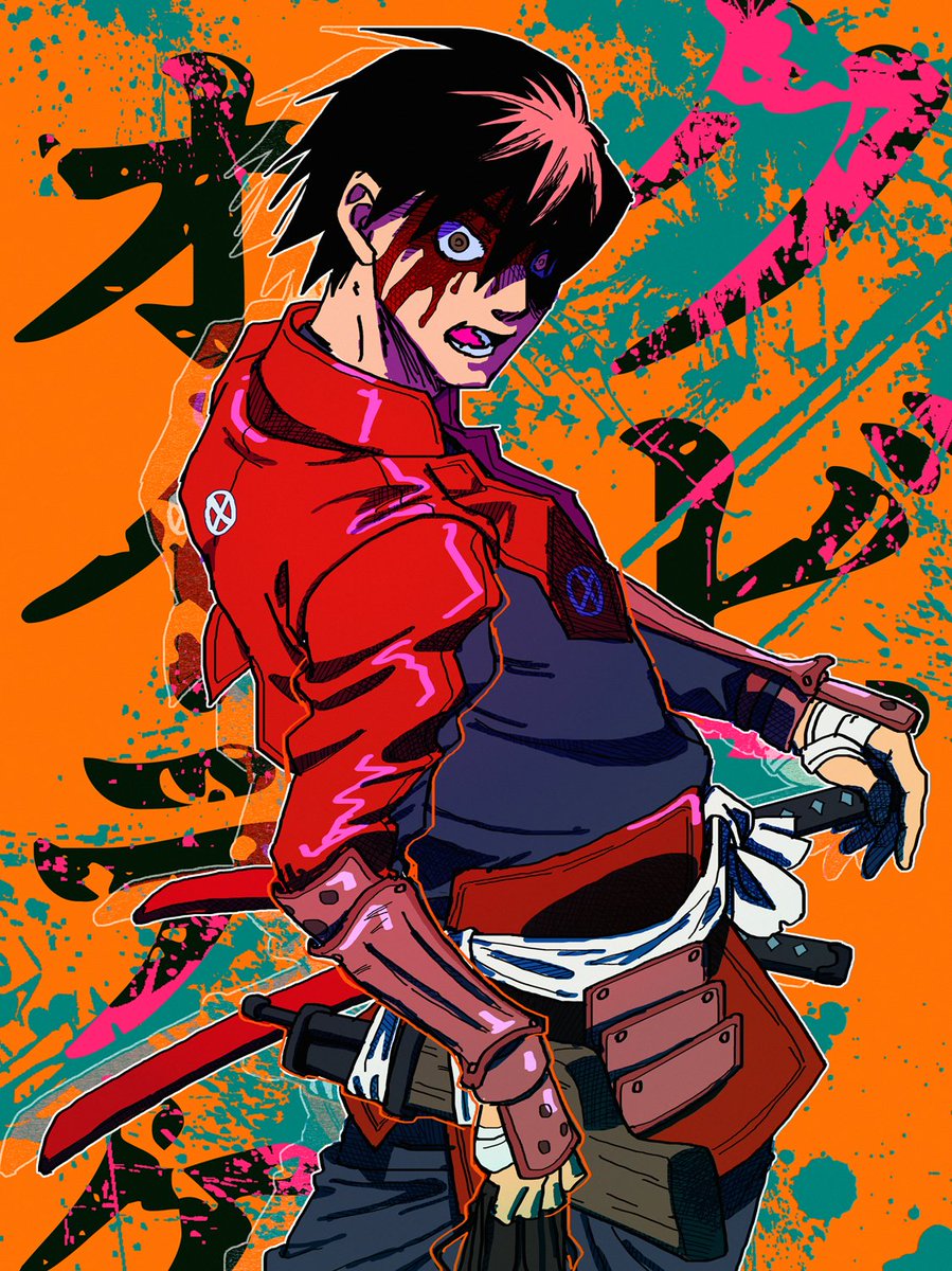 練習も兼ねた最近読んだ作品主人公シリーズ ドリフターズ 島津豊久 あのかっこい 土偶マッチョのイラスト 練習も兼ねた最近読んだ作品主人公シリーズ ドリフターズ 島津豊久 あのかっこい 土偶マッチョのイラスト