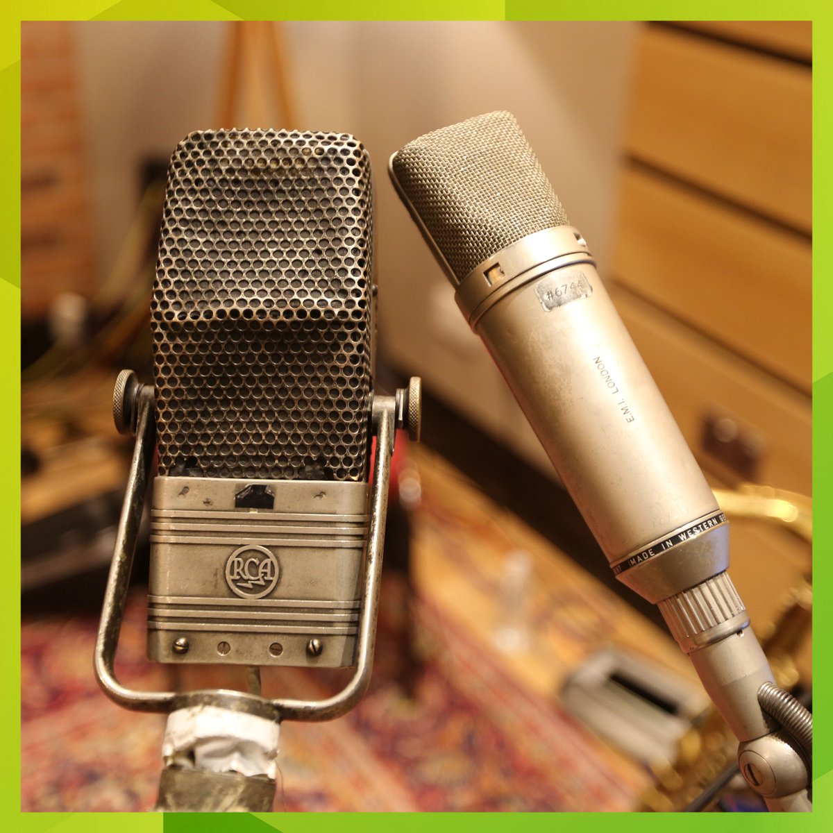 AbbeyRoad's tweet photo. Would you choose the RCA 44BX or the #Neumann U87 microphone? #MicrophoneCollection https://t.co/TxGTj7gt47