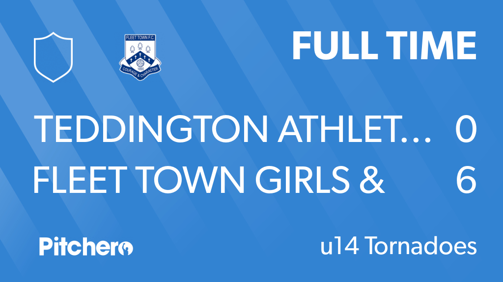 FULL TIME: Teddington Athletic 0 - 6 Fleet Town Girls &amp; Ladies FC
#TEDFLE #Pitchero
fleettowngirlsandladiesfc.co.uk/teams/252243/m…