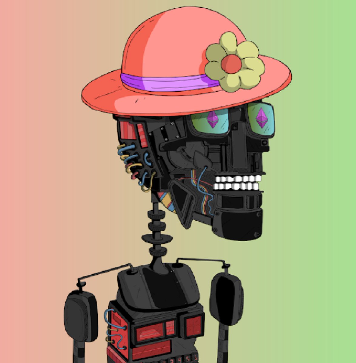 MetatoshiXX's tweet photo. @christinebarnum @Sears hey @roguesocietynft #BotSociety, they're auctioning this artwork by PinXX @pinxx888 this week! thought you may like, saw a bot tat #BotOMatic https://t.co/YtVtosTUlJ