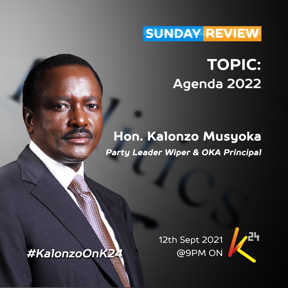 Join me tonight at 9pm as we discuss the State of the Nation only on <a href="/K24Tv/">K24TV</a>
#KalonzoOnK24