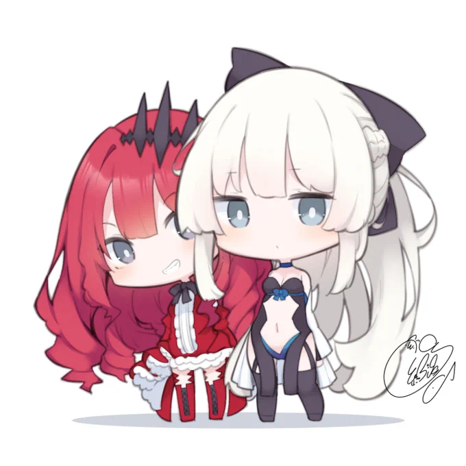 最近のモルガンとバーヴァン・シー
お母様と私
#FGO 
