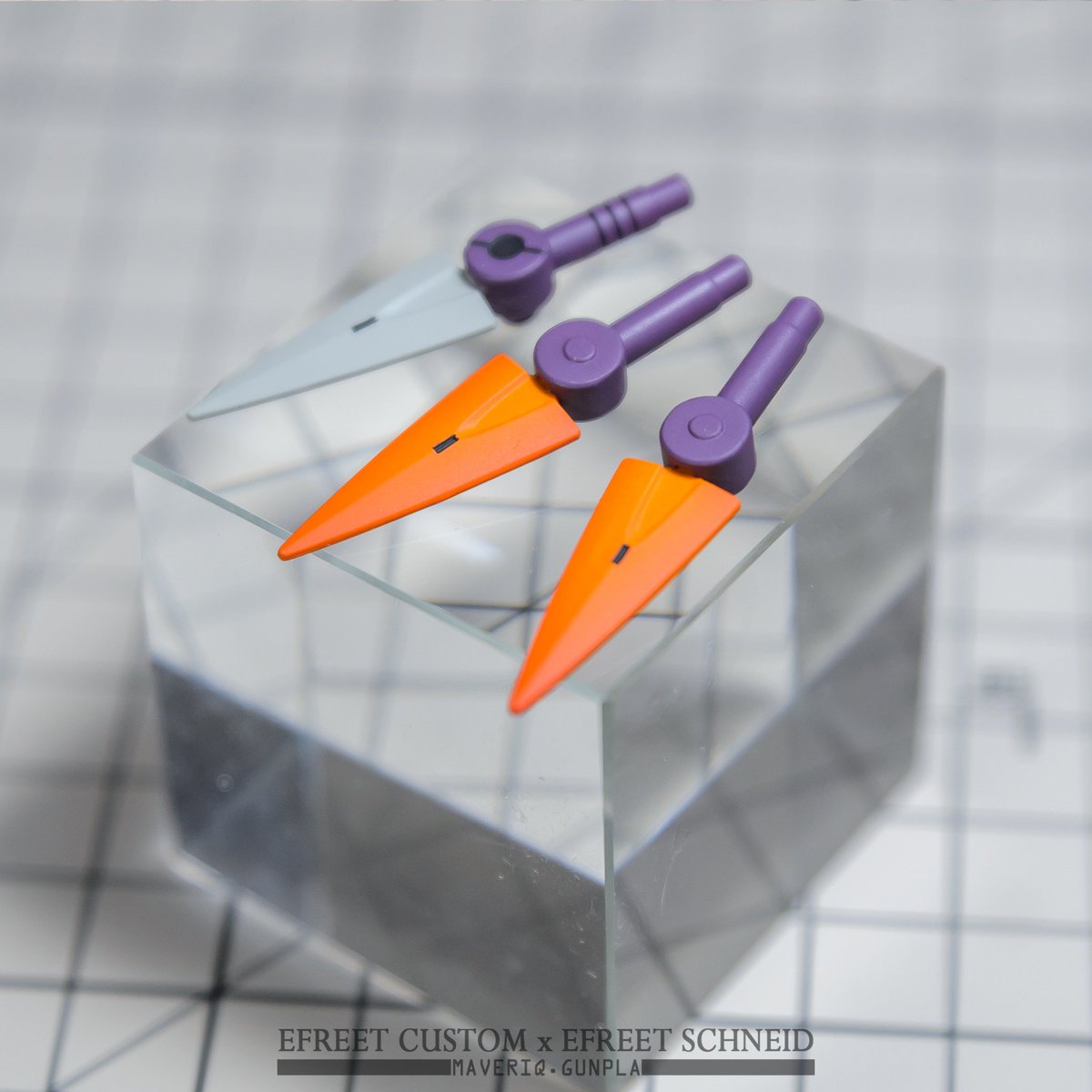 MaveriqGunpla's tweet photo. Efreet Custom x Efreet Schneid
The weapon
#mobilesuit #gunpla #re100
#ms08txexam #efreetcustom #nimbusschterzen
#ms08txs #efreetschneid #fredreber
#neozeon #zeonremnant
#gunplaphotography #gundamphotography https://t.co/W2Jgf6nOCQ