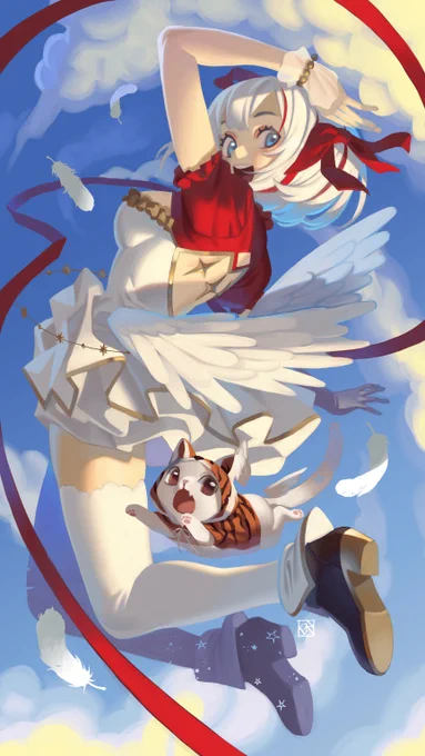 「Skyward⛅️」

#KurumINK

#pixivArtistCollaboration 