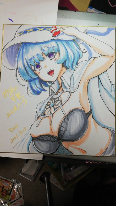 cheroさん()に委託お願い予定のエレオノーラさんです。 #アイギスお絵かき #割るのです王子 