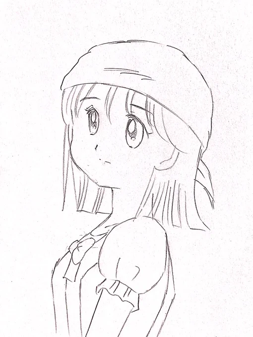 おやすみリッカちゃん 
#DQ9 #ドラクエ9 #リッカ #イラスト 