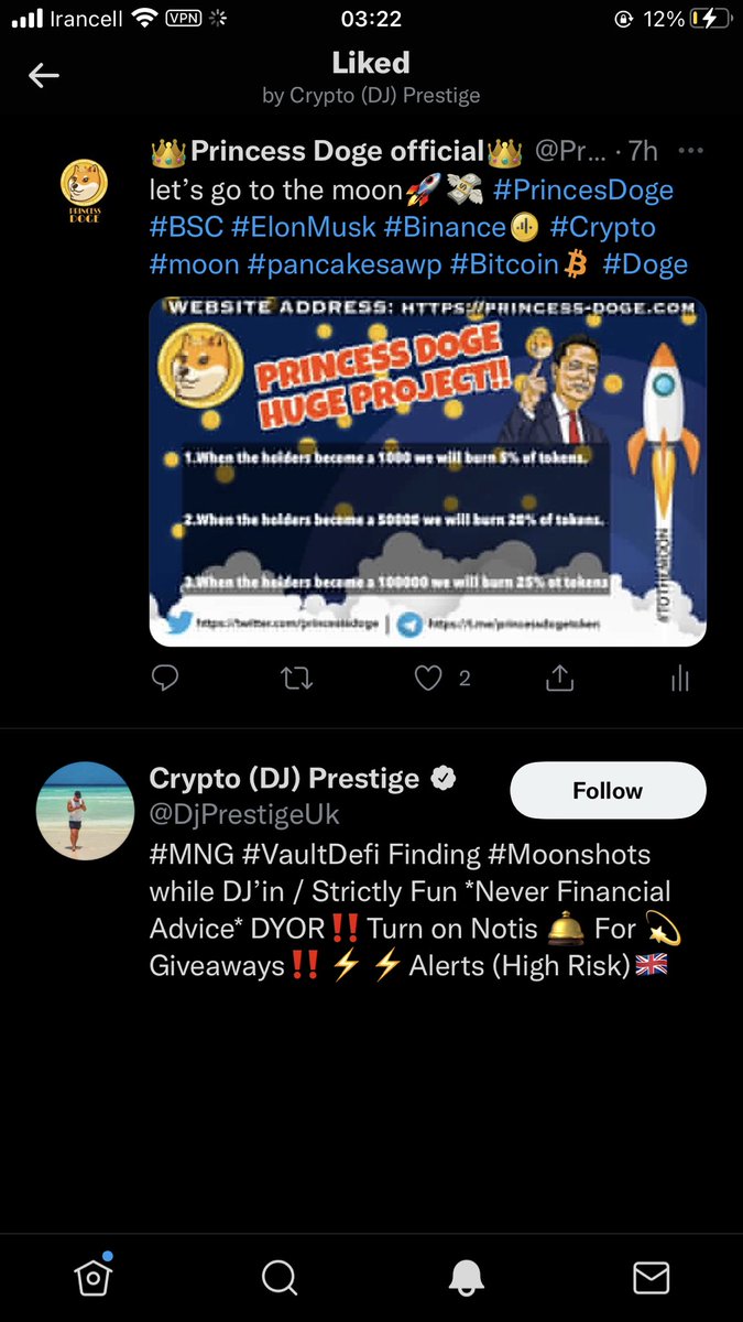 Princesssdoge's tweet photo. 👸👑please follow and like me #goodnew #moon #PrincessDoge #crypto #BSC #Binance #Bitcoin #dogecoin #doge https://t.co/7DLXXCta7i