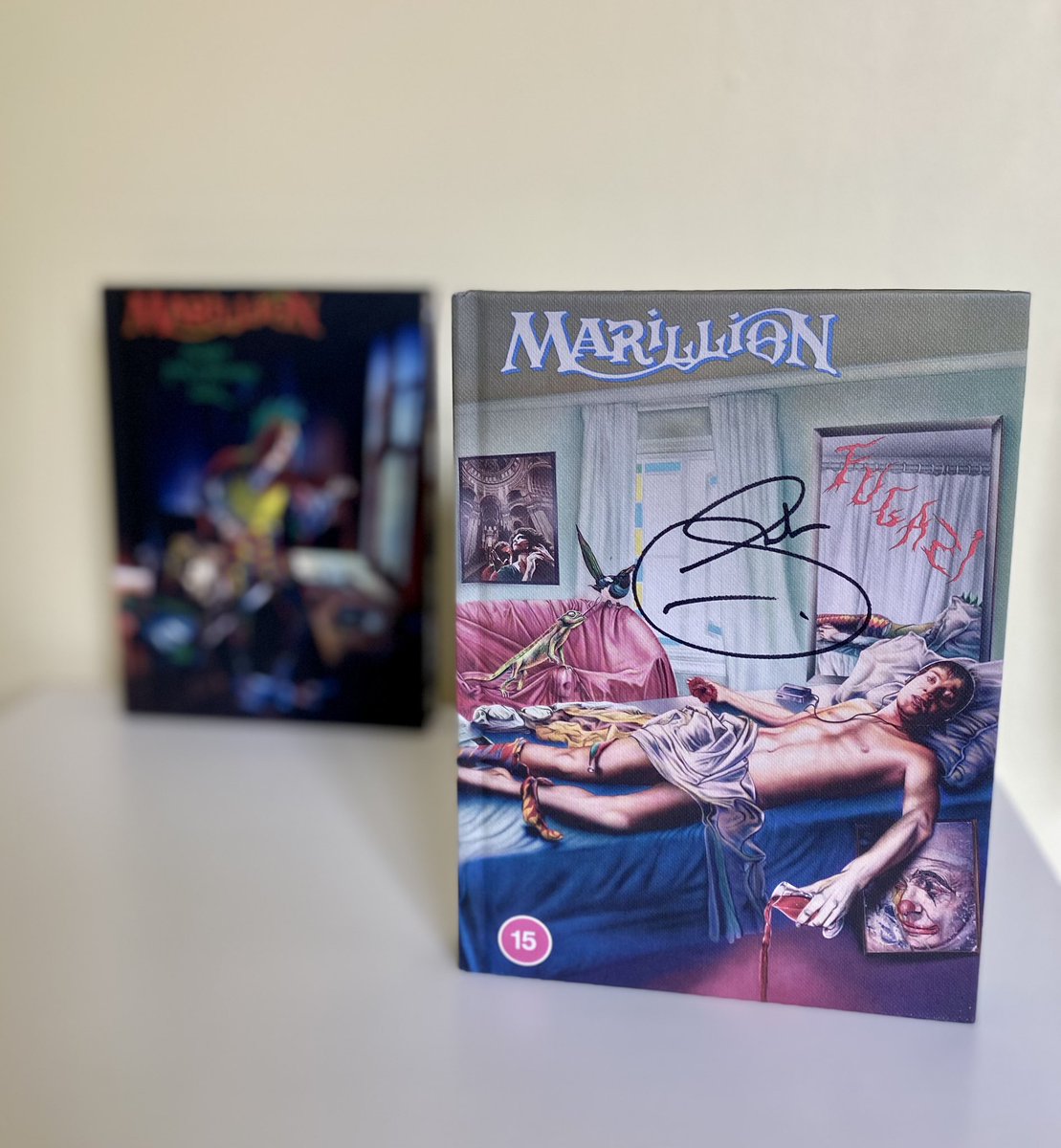 CraigRunner's tweet image. #marillion @MarillionOnline @derekfisher these deluxe editions are great. #fugazi #scriptforajesterstear