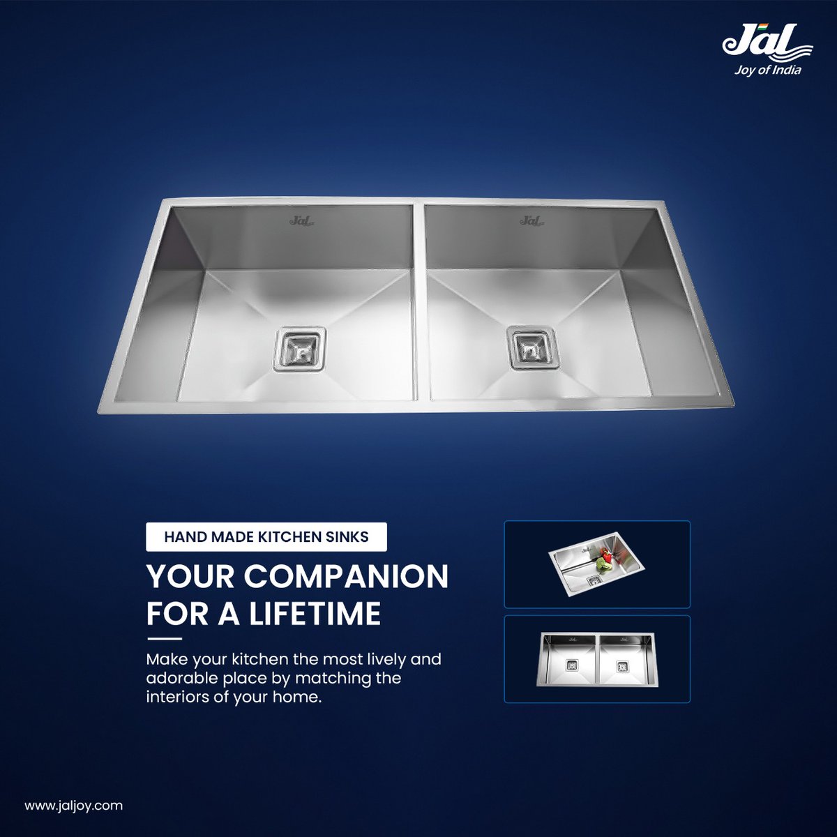 JalBathFittings's tweet photo. Immerse yourself in a tranquil setting with Jal Kitchen Sink that adds accuracy with superiority and enhances your sense of space with style and rejuvenation.
.
.
#jal #jalhaitohkalhai #kitchensinks #kitchenrenovation #handmadesinks #kitchensink #modernkitchen #jalbathfittings https://t.co/wFCl9uxBaY