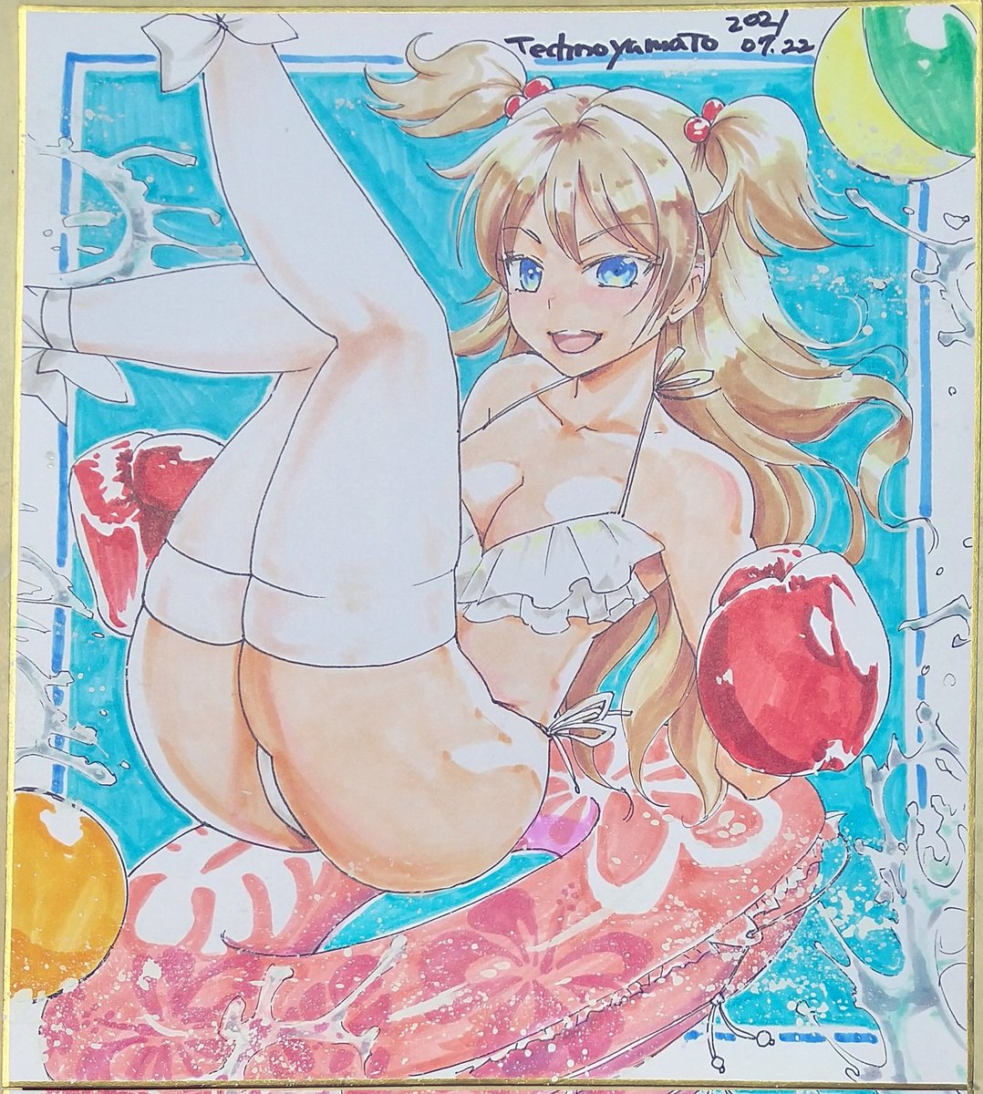 前の絵。ウォーターボクシングと勝手に命名 