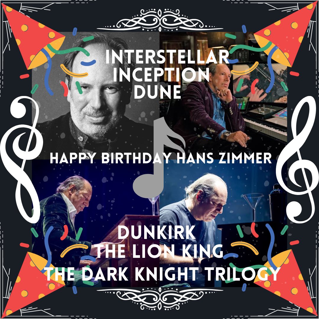 Happy Birthday Hans Zimmer 🥳🥳🥳🥳 @hanszimmer #hanszimmer #hanszimmerlive #hanszimmermusic #dunemovie #inceptionmovie #interstellarmovie #thedarkknighttrilogy #happybirthday
