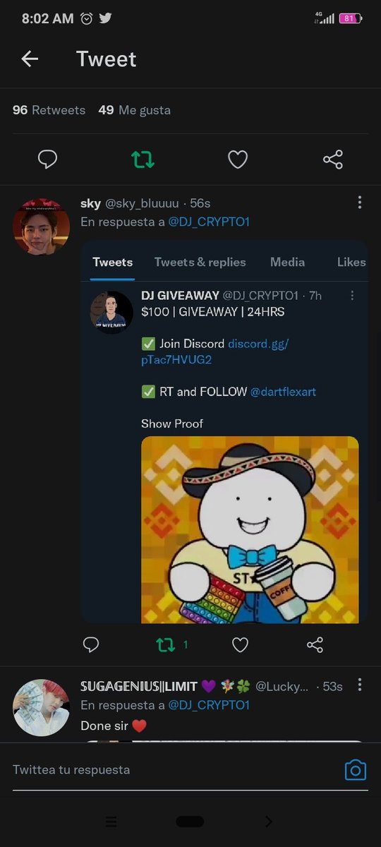 Keirubis1's tweet photo. @DJ_CRYPTO1 Done🙏 https://t.co/lfTAbypD96