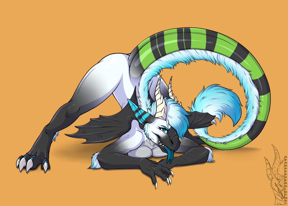 Neon_Peppermint's tweet photo. 🤔 #postyouroc #dragon #furry #ArtistOnTwitter https://t.co/Dwa4Hmj0sE